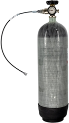 Carbon duikfles 9 L SET 