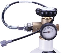 Carbon duikfles 3 L SET -2