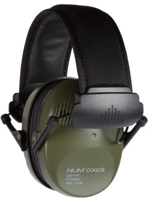 NUMaxes electronische gehoorkappen groen CAS1034