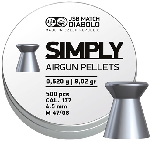 JSB SIMPLY Flathead 8,02 grs