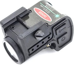 Pistool lamp en laser combinatie compact 