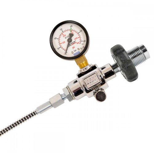URCheers CO2-adapter voor het vullen, flessenadapter, sodastream tank, navuladapter, aansluiting (met 2000 psi manometer
