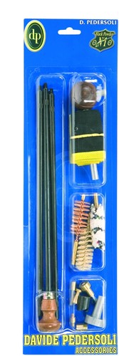 Pewdersoli zwartkruit reinigings- laad- en ontlaad (kogeltrekker) set