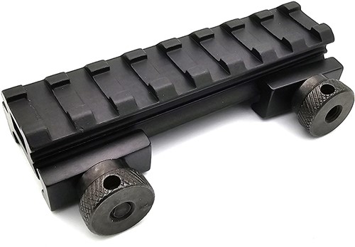 Weaver/piccatinny riser blok