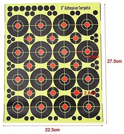 Splatterkaarten kleine stickers