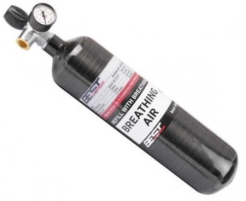 Carbon duikfles 6,8 L SET 